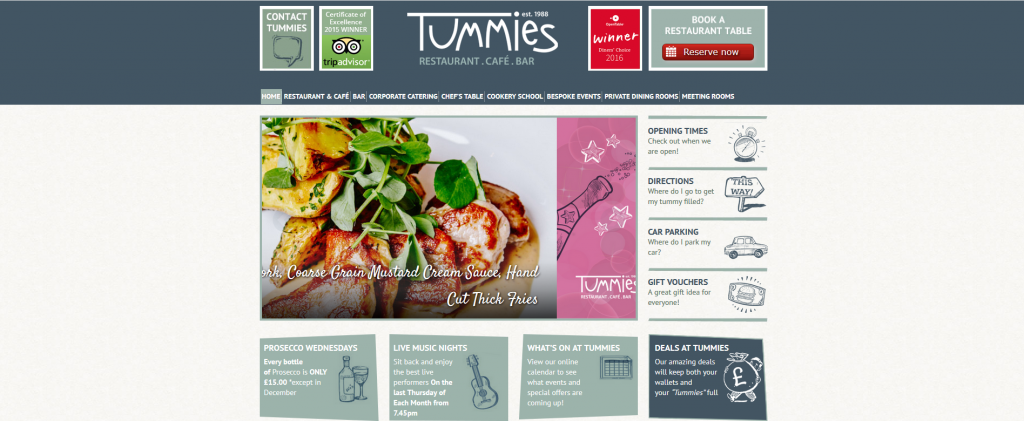 Tummies for Traditional and Eclectic Global Cuisine
